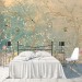 Chinoiserie floral wallpaper mural with birds, vintage style