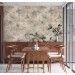 Abstract wallpaper geometric neutral beige accent wallpaper