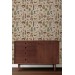 Mushroom botanical wallpaper, whimsical forest pattern