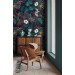Dark tropical wallpaper exotic flowers and leaves