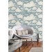 Wallpaper clouds Peel and stick vintage style accent wall covering
