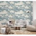 Wallpaper clouds Peel and stick vintage style accent wall covering