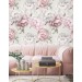 Floral wallpaper Large peony pastel flowers wall covering