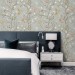 Wallpaper Chinoiserie style with hummingbirds