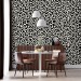 Abstract wallpaper black & white Modern accent wall covering