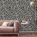 Abstract wallpaper black & white Modern accent wall covering