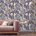 Tropical palm leaf wallpaper - Botanical jungle wall mural
