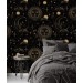 Dark wallpaper sun and moon celestial non metallic wallpaper