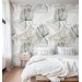 Tropical wallpaper minimalist palm leaves