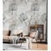 Tropical wallpaper minimalist palm leaves