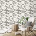Abstract lines wallpaper minimalist style wall covering