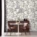 Abstract lines wallpaper minimalist style wall covering