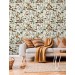 Wallpaper mushroom, woodland forest botanical wall covering
