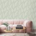 Botanical wallpaper minimalist sage green leaves