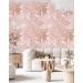 Wallpaper palm leaves Blush pink tropical wall covering