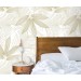 Tropical wallpaper minimalist palm leaves neutral colors