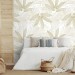 Tropical wallpaper minimalist palm leaves neutral colors