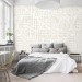 Neutral wallpaper Urban city map accent wall