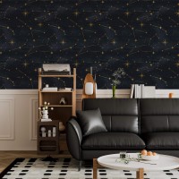 Celestial watercolor dark wallpaper stars
