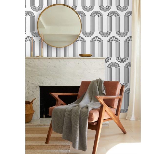 Geometric wallpaper lines minimalist graphic pattern