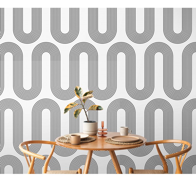 Geometric wallpaper lines minimalist graphic pattern