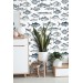 Fish wallpaper nautical marine accent wall covering