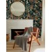 Dark botanical wallpaper Accent wallpaper leaves and herbs