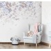 Nursery baby room pastel wallpaper Romantic floral wall