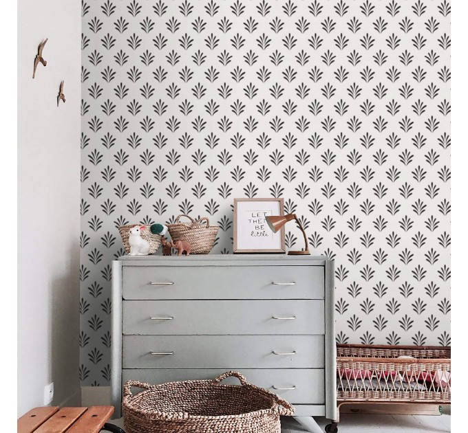 Wallpaper minimalist neutral pattern Elegant wall covering