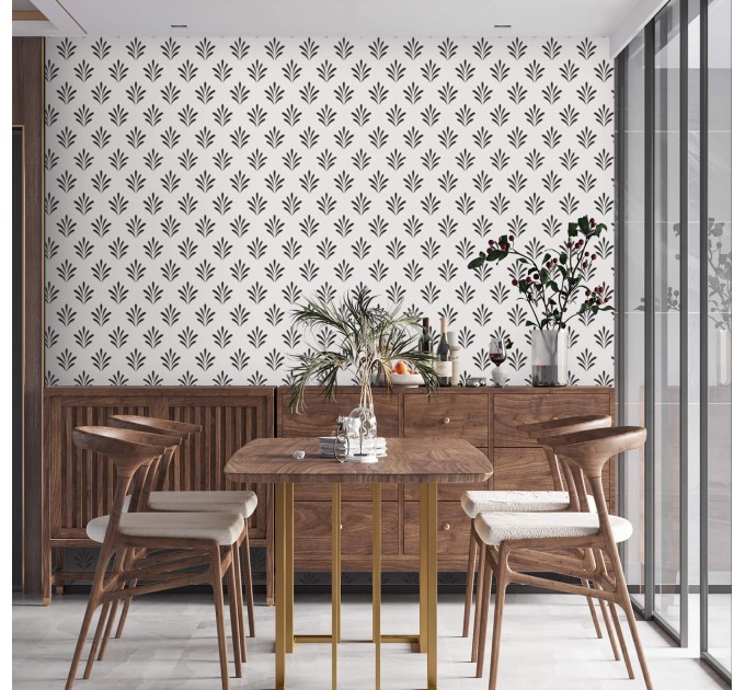 Wallpaper minimalist neutral pattern Elegant wall covering