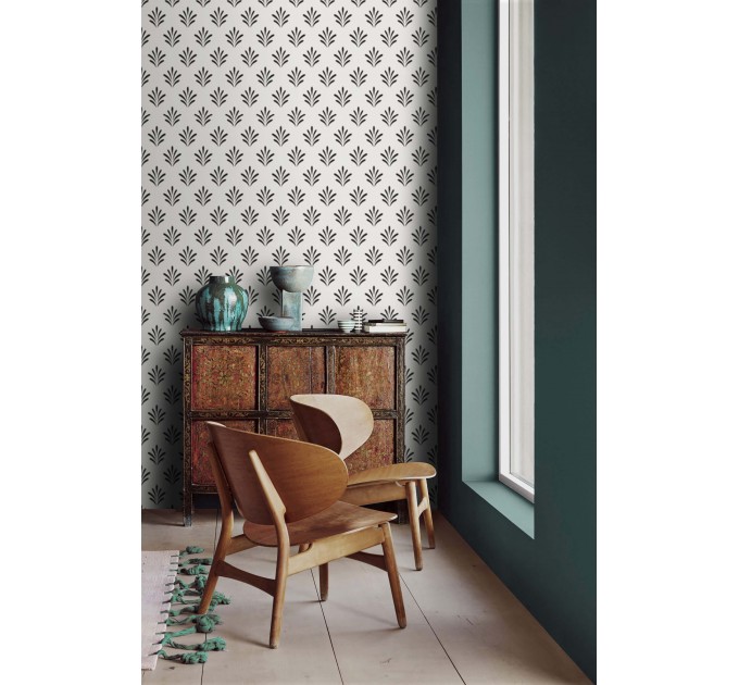 Wallpaper minimalist neutral pattern Elegant wall covering