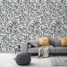 Wallpaper botanical leaves, vintage William Morris style