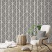 Black and white geometric wallpaper Abstract wall covering