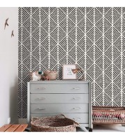 Black and white geometric wallpaper Abstract wall covering Black and white geometric wallpaper Abstract wall covering