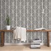 Black and white geometric wallpaper Abstract wall covering