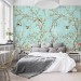 Chinoiserie wallpaper with birds Vintage floral wall mural