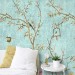 Chinoiserie wallpaper with birds Vintage floral wall mural