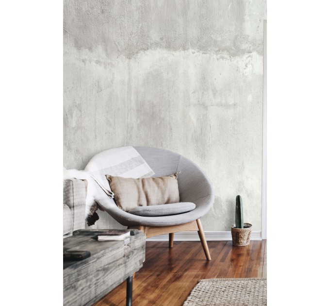 Concrete cement wallpaper mural, Grunge accent wall