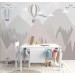 Girls room mountains wall mural Nursery wallpaper