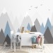 Mountains wall mural kids room nursery wallpaper
