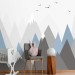 Mountains wall mural kids room nursery wallpaper
