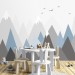 Mountains wall mural kids room nursery wallpaper