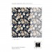 Dark floral wallpaper birds Chinoiserie style accent wall
