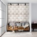 Art deco fans wallpaper neutral and elegant pattern