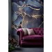 Abstract wallpaper dark blue gold luxury wallpaper