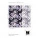 Dark floral wallpaper large peony watercolor flowers