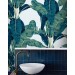 Tropical wallpaper large banana leaves