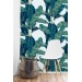 Tropical wallpaper large banana leaves
