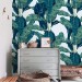 Tropical wallpaper large banana leaves