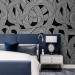 Abstract black and white wall mural Modern wallpaper